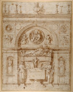 Design for a Wall Tomb in the Etruscan Manner