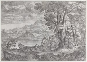 Landscape with the Flight into Egypt, 1626-80