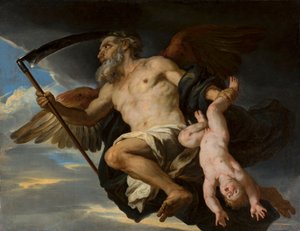 Chronos by Giovanni Francesco Romanelli