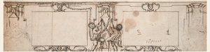 Project for Carved Panelling by Giovanni Francesco Romanelli