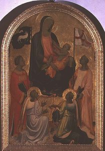 Madonna and Child with St. Stephen and St. Ursula by Giovanni Francesco Toscani