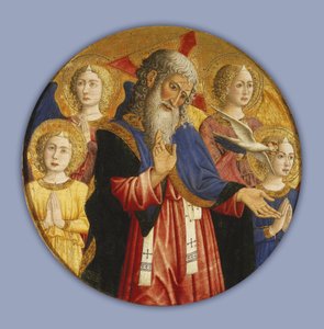God the Father with Four Angels and the Dove of the Holy Spirit