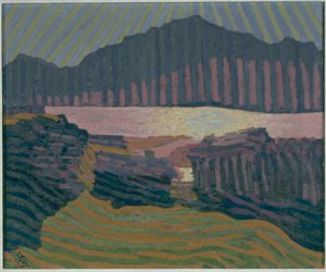 View of Capolago, c. 1907 by Giovanni Giacometti