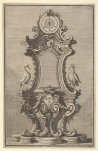 Design for a Clock, from Disegni Diversi, 1714 or 1750