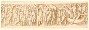 32 Copies after the Column of Marcus Aurelius, Piazza Colonna in Rome