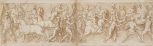 32 Copies after Marcus Aurelius Column, Piazza Colonna in Rome