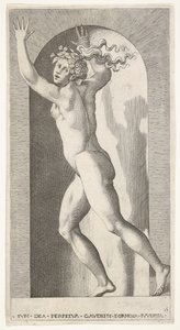 Hebe in a Niche by Giovanni Jacopo Caraglio