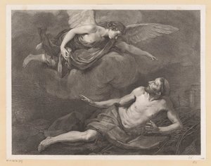 Saint Francis of Assisi and the Angel by Giovanni Marco Pitteri