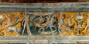 Apollo Killing with Arrows the Niobides (Detail) by Giovanni Maria Falconetto
