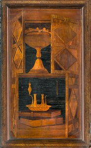 Lignaean Canonical Choir, Inlaid by Giovanni Maria Platina (1484), Upper Stall