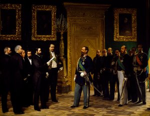 Annexation of Italy Presented to Victor Emmanuel II by Tuscan Delegates, Unification Era