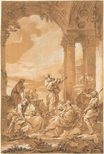 Saint Paul Preaching in Athens by Giovanni Paolo Panini