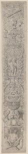 Ornament Panel: Satyr Holding a Violin