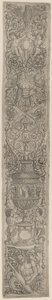 Ornament Panel: Triton and Two Infant Satyrs