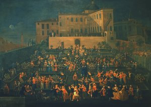Feast of Mozzatore in the Garden of Palazzo Rospigliosi
