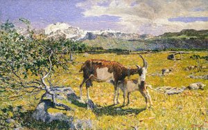 The Alps in May by Giovanni Segantini