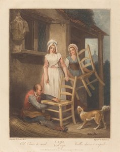 Old Chairs to Mend by Giovanni Vendramini after Francis Wheatley