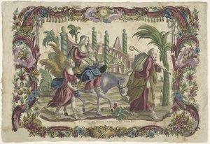 The Flight into Egypt by Giovanni Volpato (possibly)