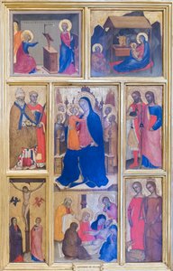 Virgin Mary and Child with Saints and Scenes from the Life of Christ
