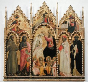 Coronation of the Virgin with Saints, c.1420