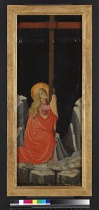 Mary Magdalene Embracing the Cross, Reverse