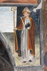 Saint Martin of Tours, Roman bishop and soldier by Giovanni di Cherasco Botoneri