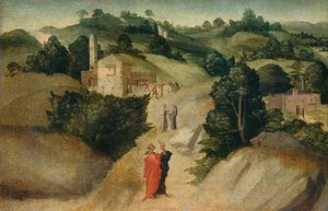 Scenes from a Legend by Giovanni di Lorenzo Larciani