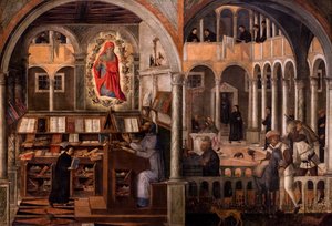 Saint Jerome appears to Saint Augustine, circa 1505-1510