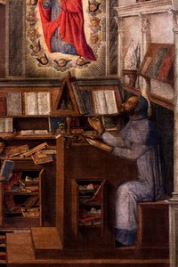 Saint Jerome appears to Saint Augustine, circa 1505-1510