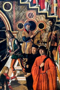 The miraculous healing of the daughter of Benvegnudo da San Polo thanks to a relic of the cross, circa 1502