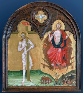 The Suffering and Triumphant Christ by Giovanni di Paolo