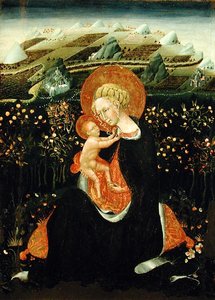 Madonna of Humility by Giovanni di Paolo di Grazia