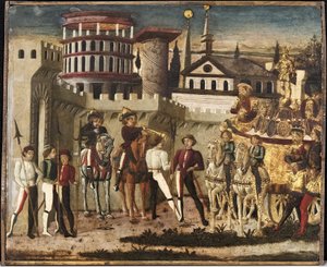 Scene of an Ancient Triumph by Giovanni di Ser Giovanni Scheggia