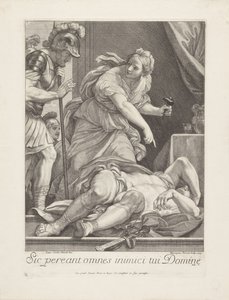 Jael Shows Barak the Dead Sisera by Girolamo Ferroni