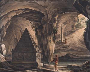 Stage Design for the Opera Roméo et Juliette by Ch. Gounod by Girolamo Magnani