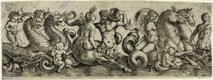 Frieze with Tritons and Nymphs