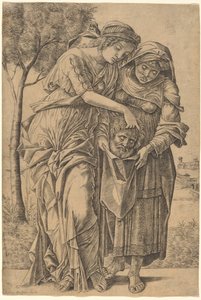 Judith with the Head of Holofernes by Girolamo Mocetto after Andrea Mantegna