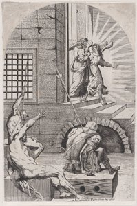 Saint Peter Being Released from Prison by the Angel