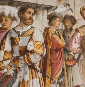 Central Nave, Fifth South Span, Christ in front of Pilate, Girolamo Romanino