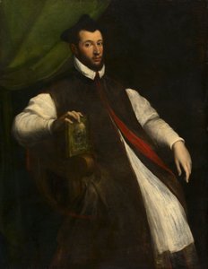 Portrait of a Prelate, mid-1500s by Girolamo da Carpi