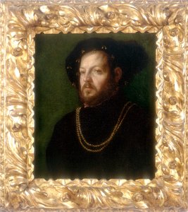 Portrait of a man, work by Girolamo da Carpi, conserved at the Galleria Estense in Modena