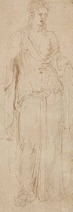 Standing Figure by Girolamo da Carpi