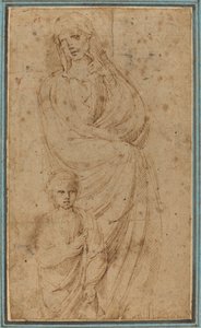 Two Figures by Girolamo da Carpi
