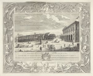 Piazza Bra in Verona by Giuliano Giampiccoli