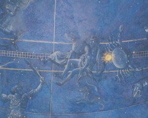 The Path of the Sun through the Stars on the Night of the 4th July 1442, Gemini and Cancer (detail) by Giuliano dArrighi Pesello