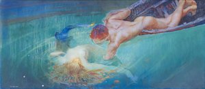 Mermaid or Green Abyss, c.1900