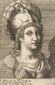 Bust of Bellona by Giulio Bonasone