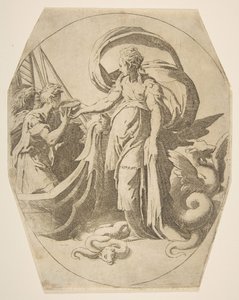 Circe and the Companions of Ulysses by Giulio Bonasone