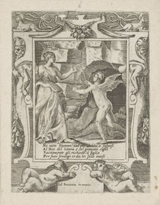Juno Commands Sleep to Descend on Jupiter (Love, Anger, and Jealousy of Juno series) (Amori sdegni et gielosie di Giunone series) by Giulio Bonasone