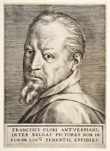 Portrait of Frans Floris by Giulio Bonasone